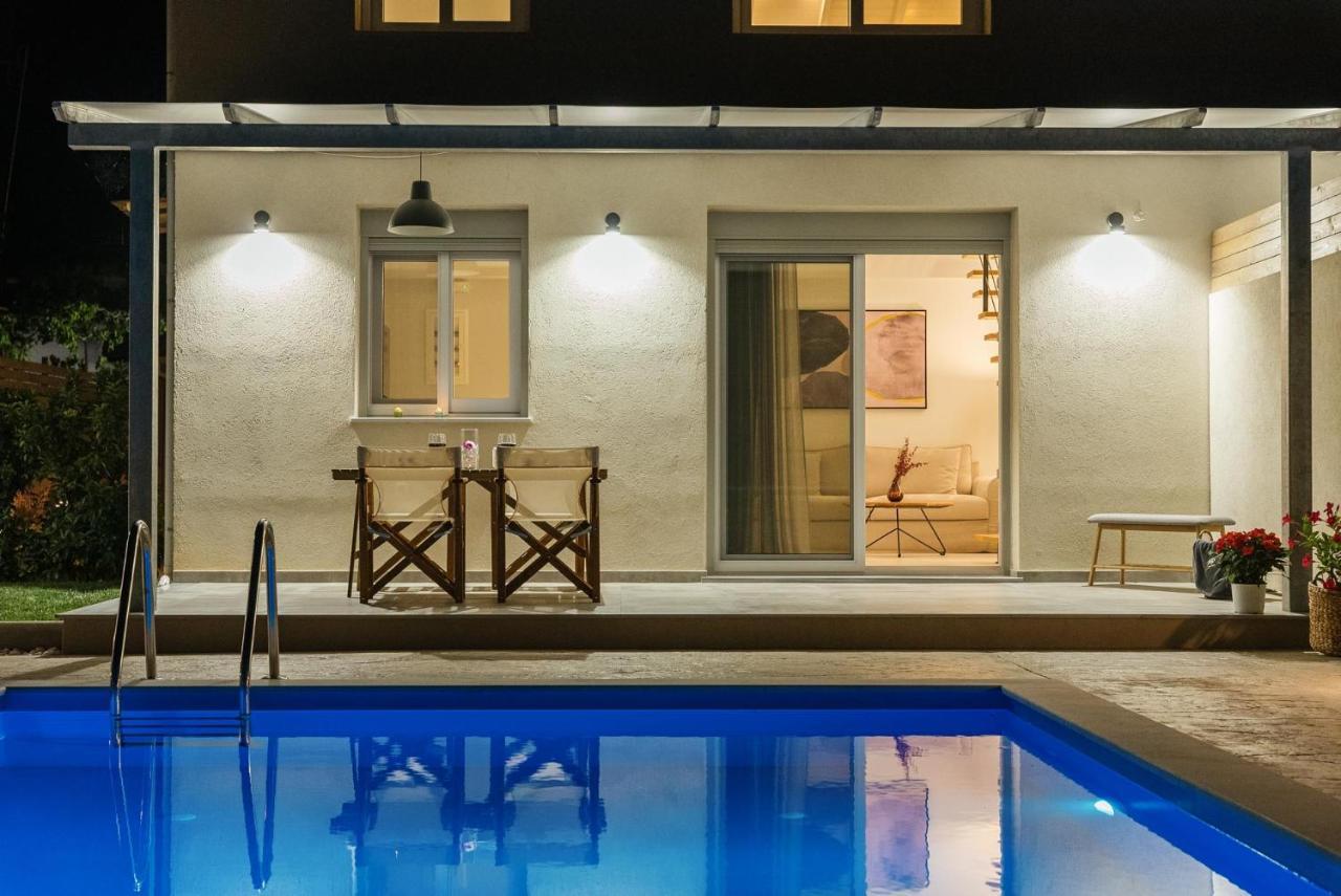 Grappolo Lefkada Villas - Villa Vertzami Just 2 Km From Lefkada Town Apolpaina ภายนอก รูปภาพ
