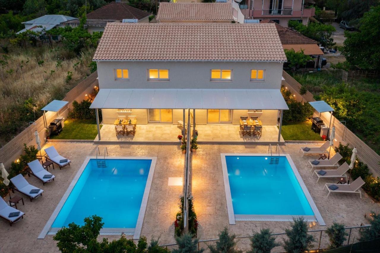 Grappolo Lefkada Villas - Villa Vertzami Just 2 Km From Lefkada Town Apolpaina ภายนอก รูปภาพ