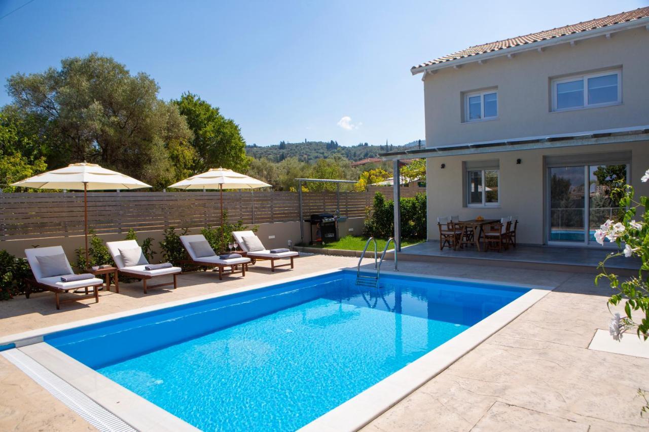 Grappolo Lefkada Villas - Villa Vertzami Just 2 Km From Lefkada Town Apolpaina ภายนอก รูปภาพ